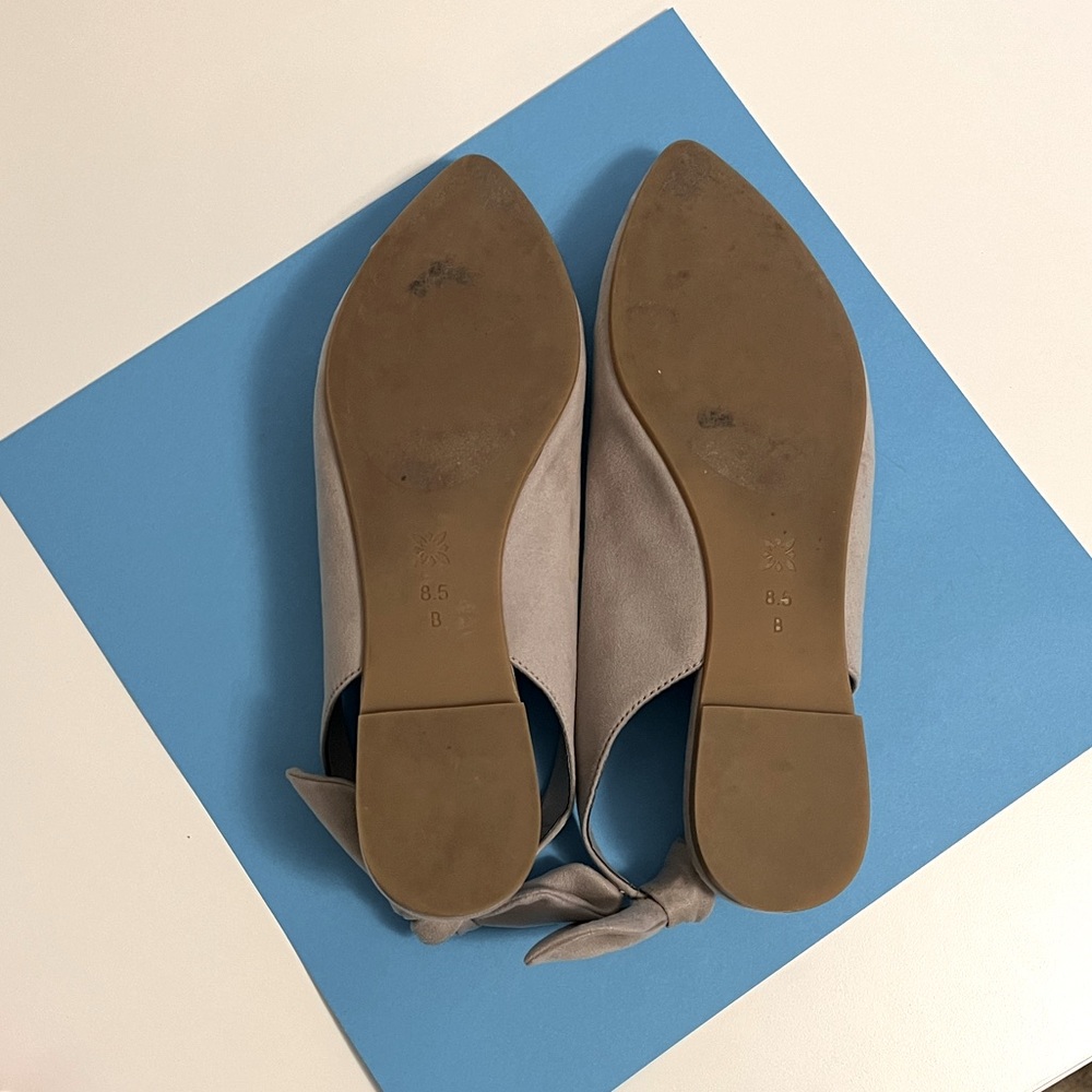 Bcbgeneration Pointed Toe Slingback Flats With Bo… - image 4